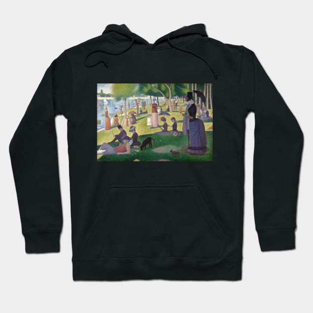 Mobile Seurat Hoodie by phneep